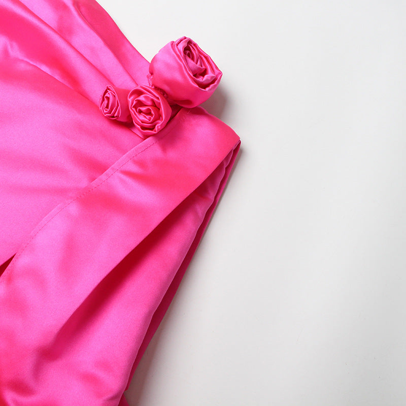 ANCHORET FLOWER MINI SKIRT IN PINK