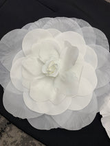 Makala 3d Flower Fishtail Maxi Bandage Dress in black