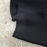 rita Rhinestone Bodycon strapless Bandage mini dress in black