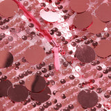 virginia Strappy Sequin Embellished Mini Dress in pink