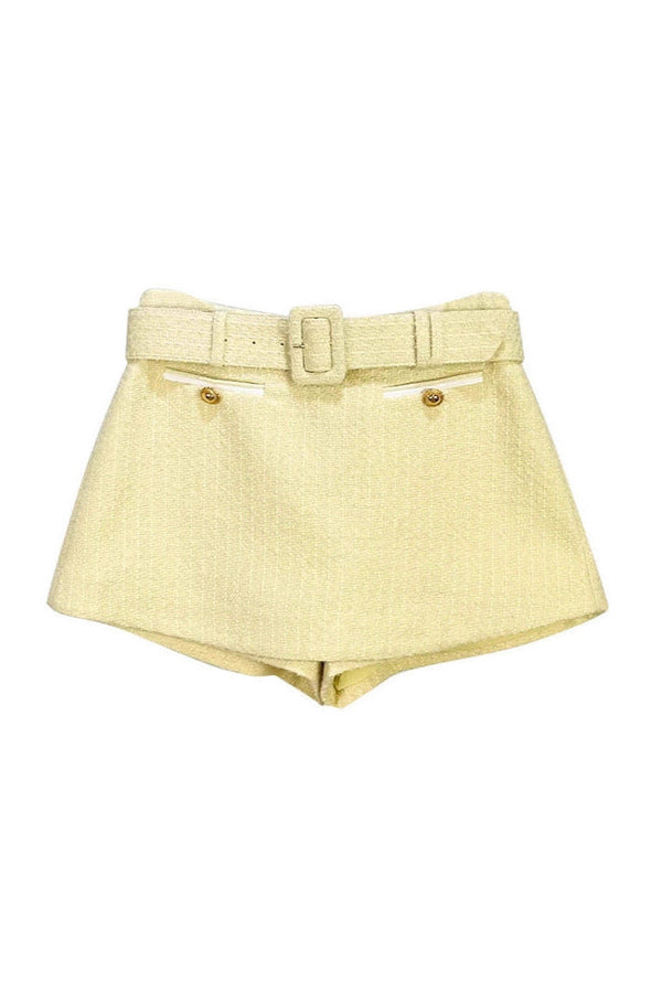 sigrid Boucle Skort in Yellow