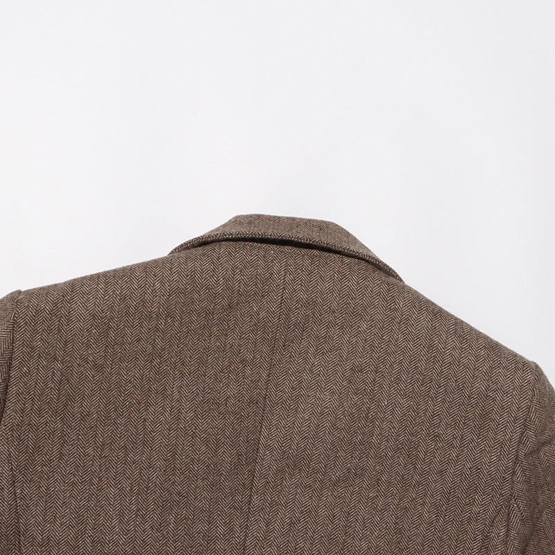 Sada Flower Blazer - Brown