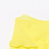 TABITHA YELLOW ONE-SHOULDER ASYMMETRIC CUTOUT GOWN