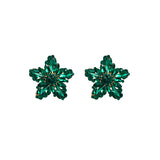 FLOWER RHINESTONE EARRINGS