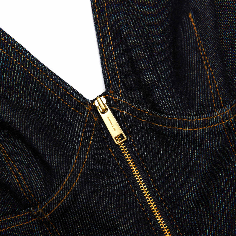 sally Indigo Denim Midi Dress