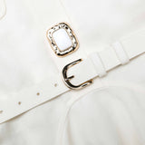 patricia Cream Linen Mini Dress