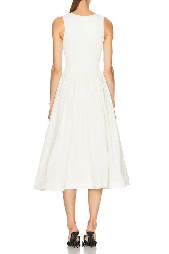 Butterfly Embellished Knit Midi Dress