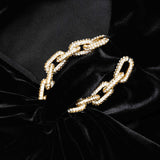 joa Black Velvet Embellished Maxi Dress