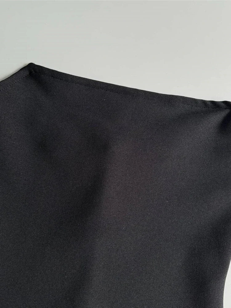 Strapless Gold 3D Floral Mini Bandage Dress