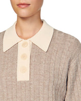 KEITHY RUFFLED TWEED SKIRT