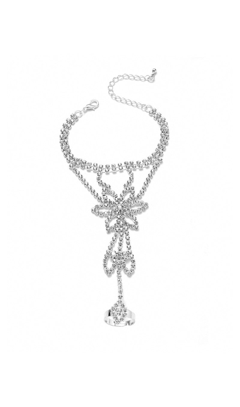 Duchess Rhinestone Interfinger Bracelet