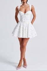 Antonella Mini Dress - Multi Floral Print