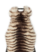 dora halter Backless Furry Top