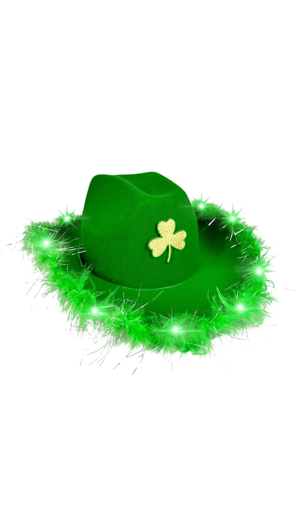 Green Bristled Clover With Light Cowboy Hat