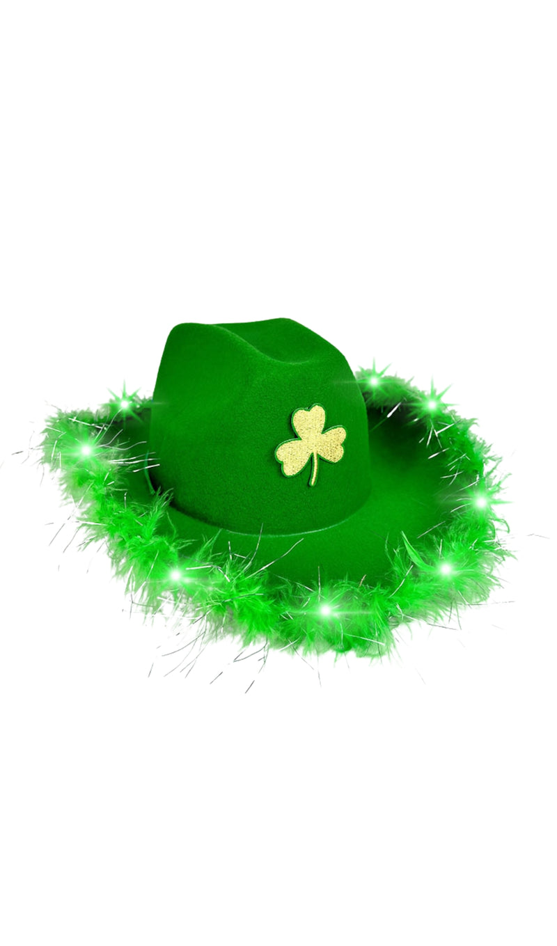 Green Bristled Clover With Light Cowboy Hat