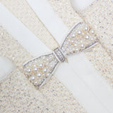 vicky Cream Sequin Knit Top