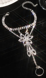 Duchess Rhinestone Interfinger Bracelet