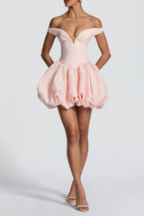 Eileen Mini Dress - Blush