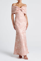 Emberly Maxi Dress - Soft Peach