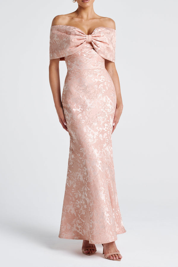 Emberly Maxi Dress - Soft Peach