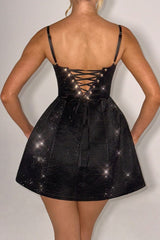 Emma Mini Dress - Black
