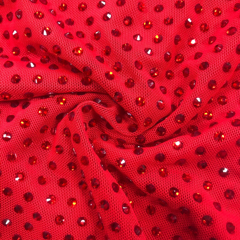 ursula 3d flower sequin halter maxi dress in red