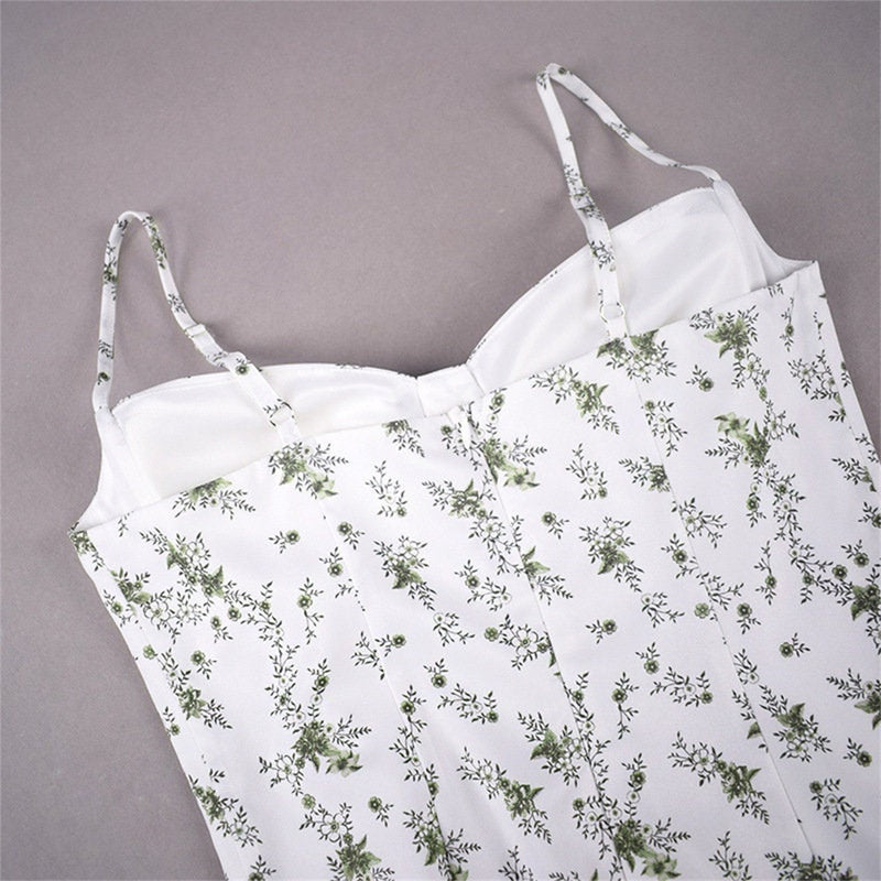 CHRISTIANA GARDEN PRINTED MINI DRESS