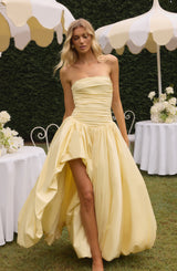 Jillian Maxi Dress - Lemon