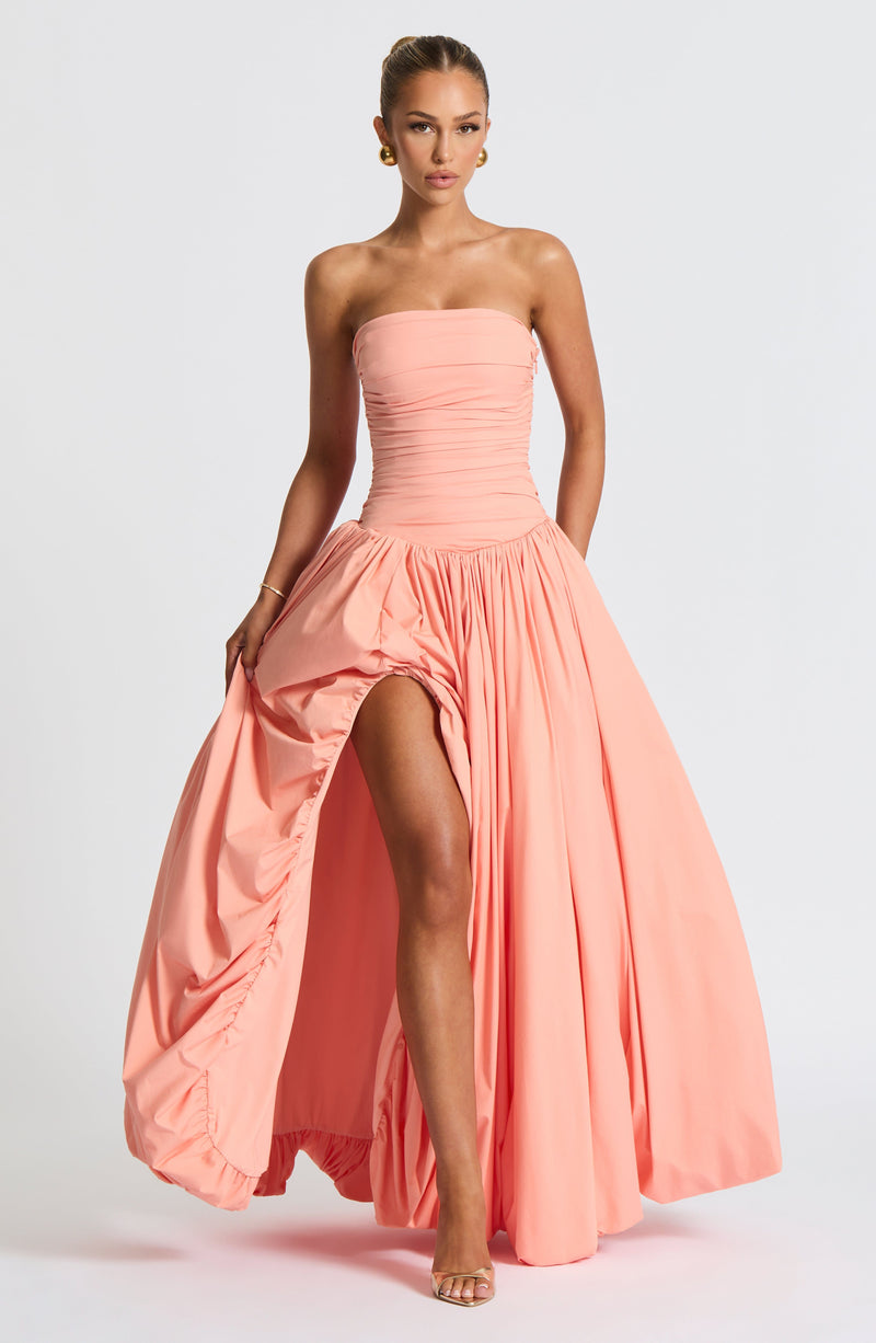 Jillian Maxi Dress - Peach