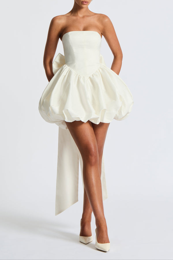 Lotus Mini Dress - Ivory