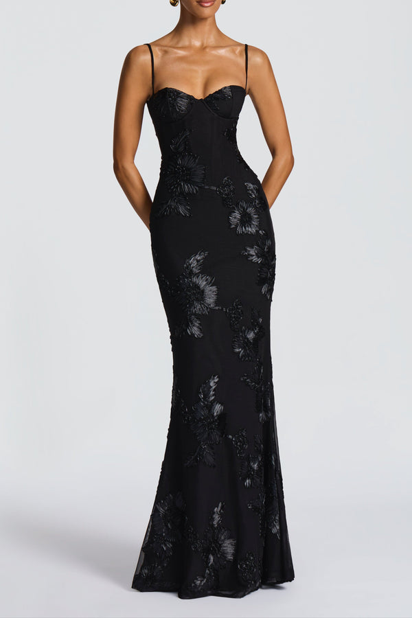 Nefertiti Maxi Dress - Black