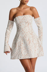 Salone Mini Dress - Ivory