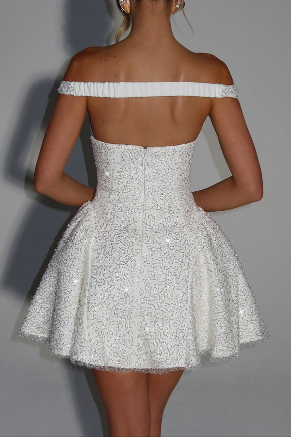 claire Mini Dress - Ivory