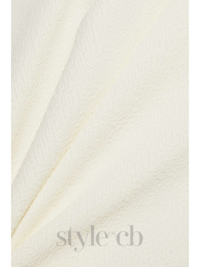 DOMINIC OFF-THE-SHOULDER CREPE JUMPSUIT IN IVORY