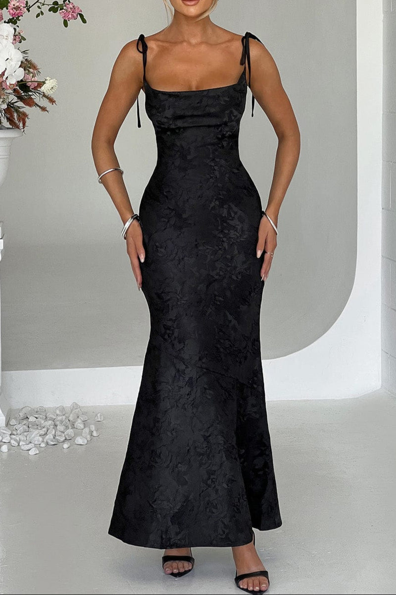 Whitney Maxi Dress - Black