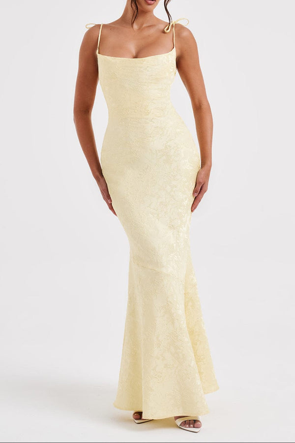 Whitney Maxi Dress - Lemon