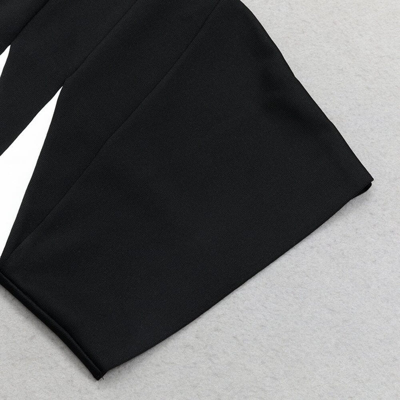ASYMMETRIC RIB COLOURBLOCK MINI DRESS styleofcb 