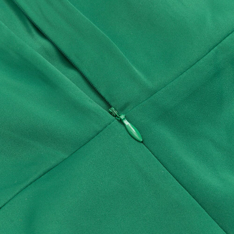 SATIN STRAP JUMPSUIT IN GREEN styleofcb 