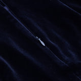 VELVET METAL BUCKLE SEXY TWO PIECES SUIT IN NAVY styleofcb 