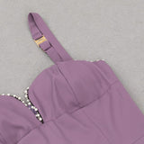 SATIN CORSET MAXI DRESS IN PURPLE DRESS styleofcb 