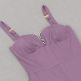 SATIN CORSET MAXI DRESS IN PURPLE DRESS styleofcb 