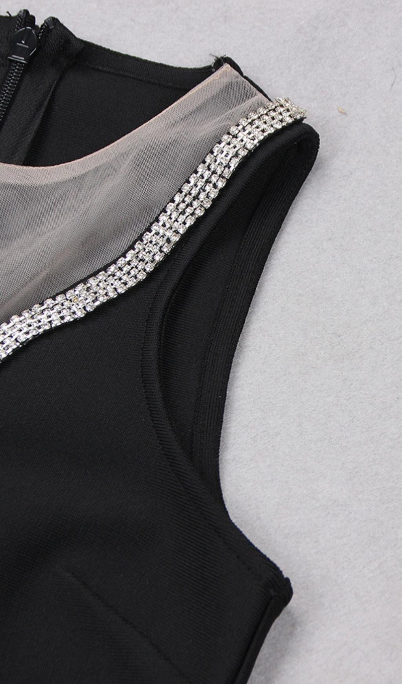 CUT OUT CRYSTAL MINI DRESS Dresses styleofcb 