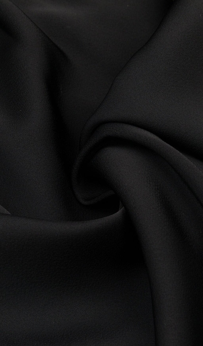STRAPLESS CORSET MIDI DRESS IN BLACK styleofcb 