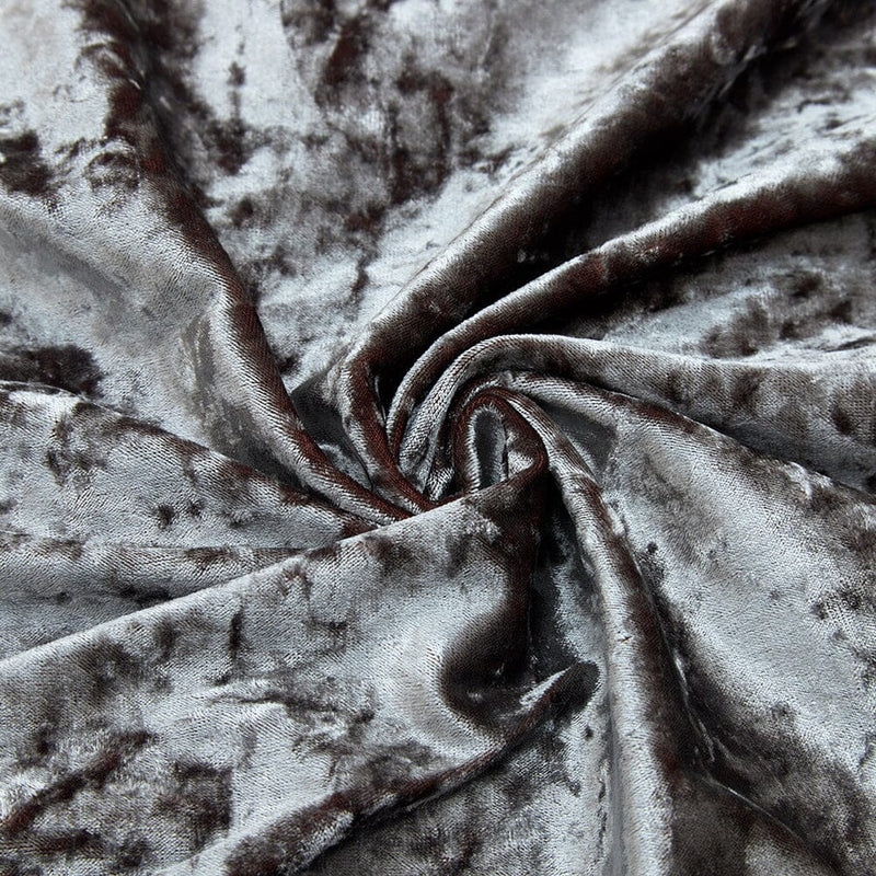 PERSPECTIVE VELVET BREAST TOP SUIT IN SILVER GRAY styleofcb 