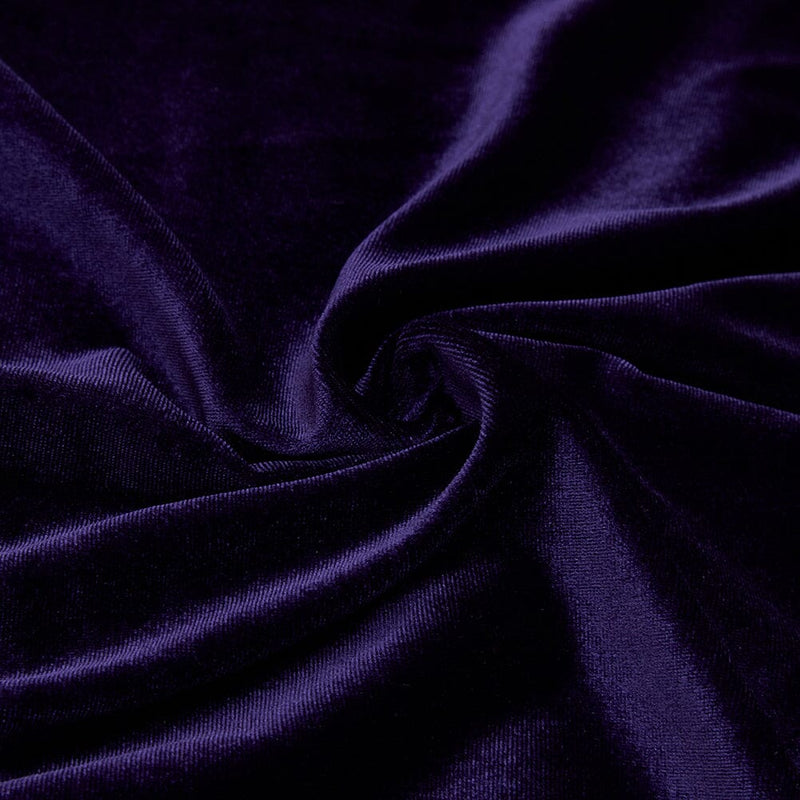 VELVET PERSPECTIVE TULLE STITCHING BAG HIP DRESS IN PURPLE styleofcb 