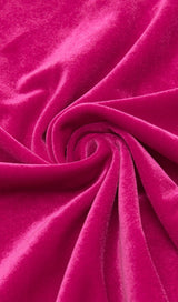 LONG SLEEVED SHEATH DRESS IN ROSE RED DRESSES styleofcb 