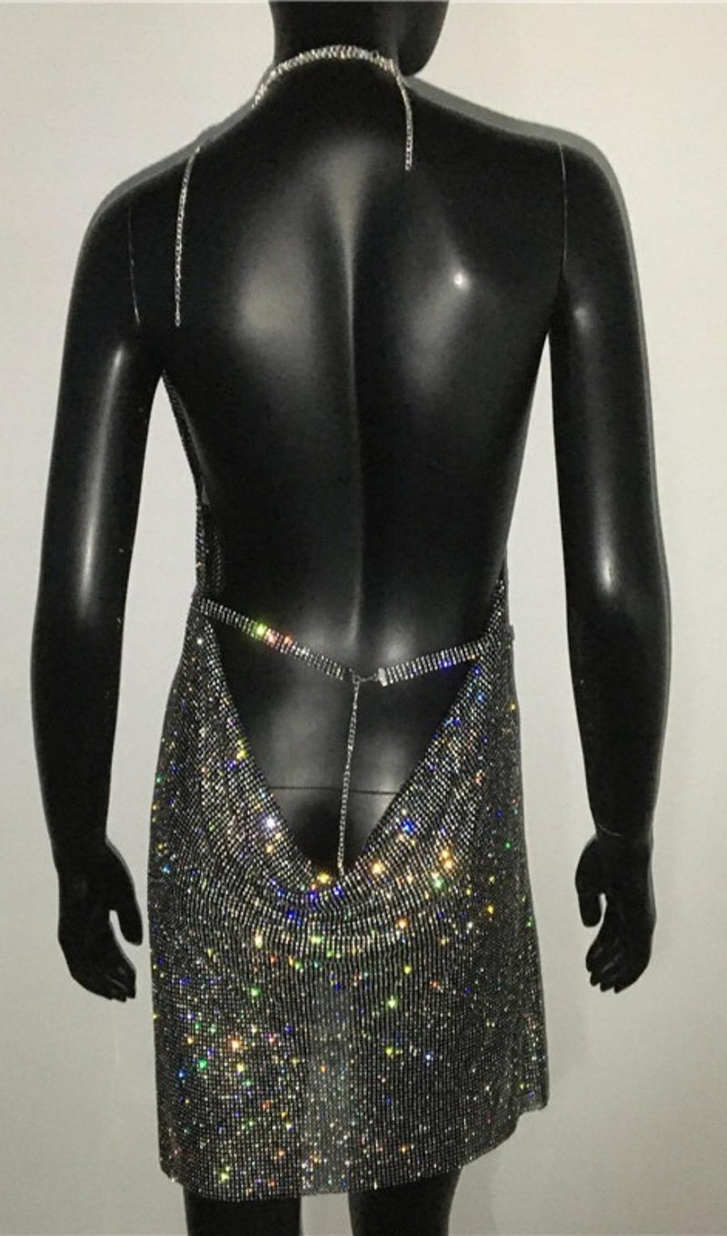 DEEP V NECK BACKLESS MINI DRESS Dresses styleofcb 