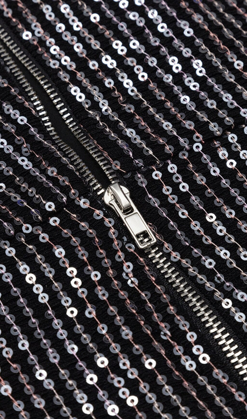 SEXY SEQUINED DRESS IN BLACK DRESSES styleofcb 