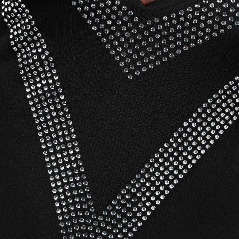 BANDAGE DIAMOND MINI DRESS IN BLACK Dresses styleofcb 