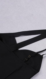 SHOULDER STRAPS MINI DRESS IN BLACK Dresses styleofcb 